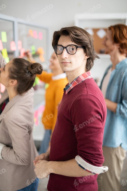 Preview: Man in working environment
