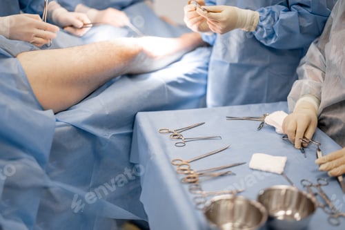 Preview: Surgery treatment in progress
