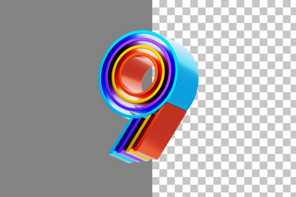 Preview: Parallel Lines 9 3D Icon