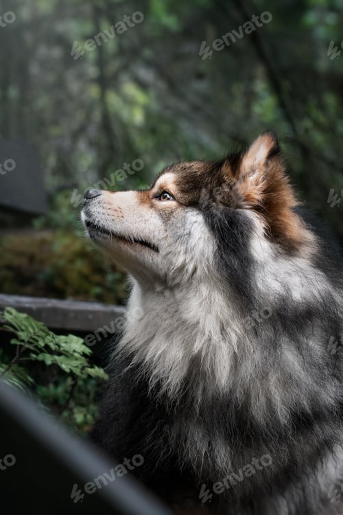 Preview: Portrait of Finnish Lapphund dog