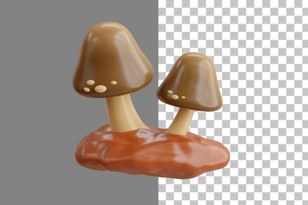 Preview: Mushroom 3D Icon