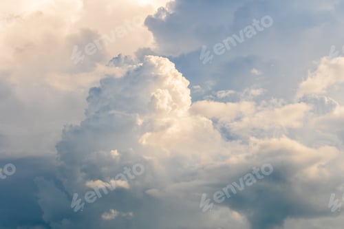 Preview: colorful dramatic sky with cloud at sunset