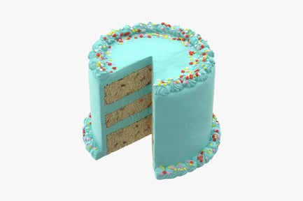 Preview: Celebration Tiered Cake with Sprinkles