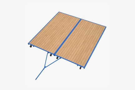 Preview: Aircraft Transport Dolly with Wood Surface