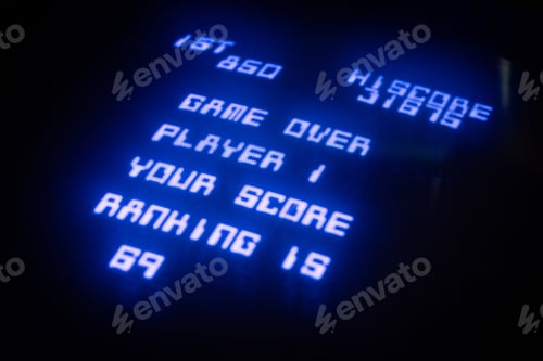 Preview: Old school retro video arcade game