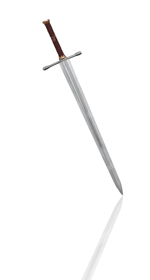 Preview: sword isolated on white