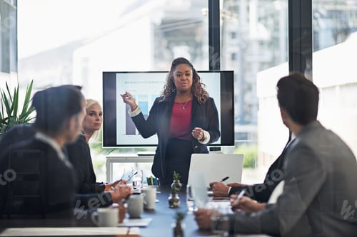 Preview: Ironing out the details. Shot of corporate businesspeople meeting in the boardroom.