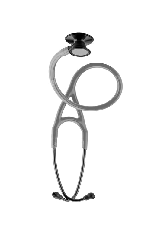 Preview: stethoscope isolated on white background