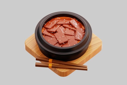 Preview: 3D Korean Bulgogi With Chopsticks