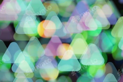 Preview: Nature Pattern- Light Bokeh Background. Celebratory Mood Magic Effect. Decorations Holiday- Design