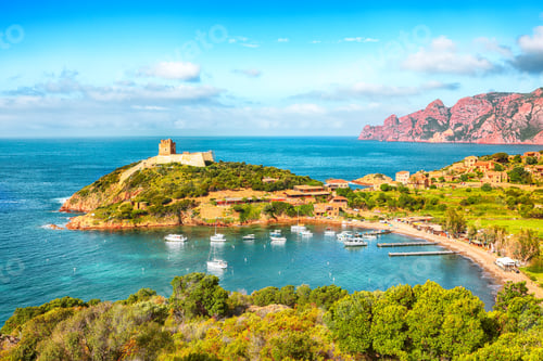 Preview: Girolata bay in natural reserve of Scandola.