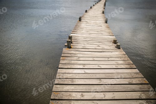 Preview: Wooden pier over water