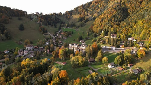 Preview: Charming Village in Autumnal Hills