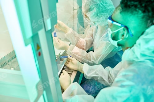 Preview: Scientists in Biohazard Lab