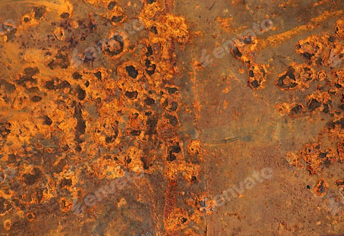 Preview: Old metal iron rust background and texture