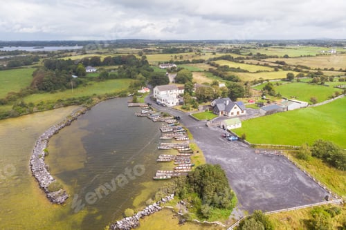 Preview: Aerial View of Greenfield in Ireland