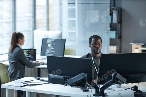 Preview: Black Young Man As IT Programmer