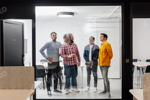 Preview: multiracial group of coworkers
