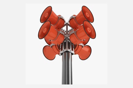 Preview: Omnidirectional Outdoor Warning Siren System