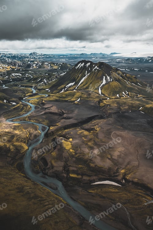 Preview: Flying over Iceland Highlands