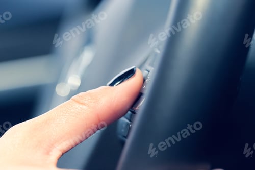 Preview: Modern car interior details