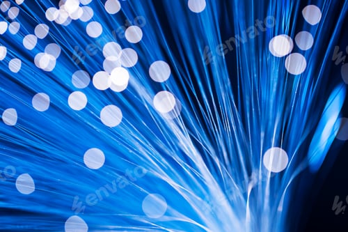 Preview: Fibre optical in blue color