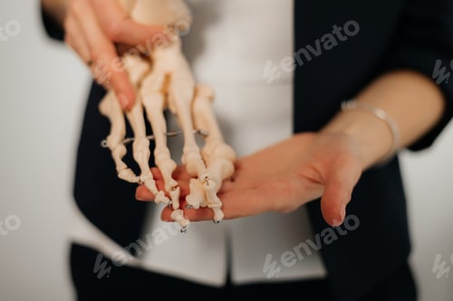 Preview: Foot Model showing bones and skeleton