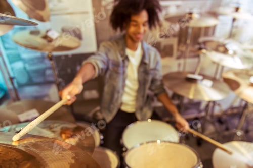 Preview: Man playing drums