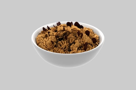 Preview: Bowl of cereal with chocolate