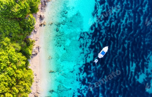 Preview: Croatian seascape from air.