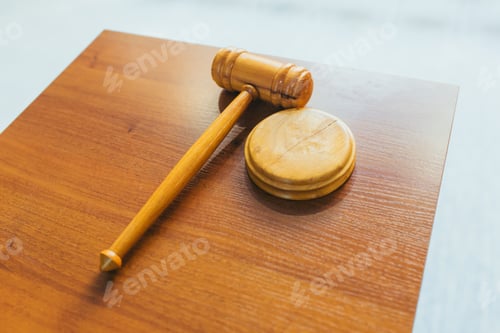 Preview: Big wooden hammer for auction