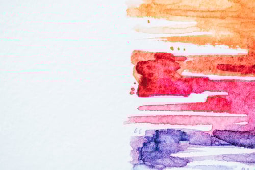 Preview: Abstract Watercolor Stripes on White Paper Texture