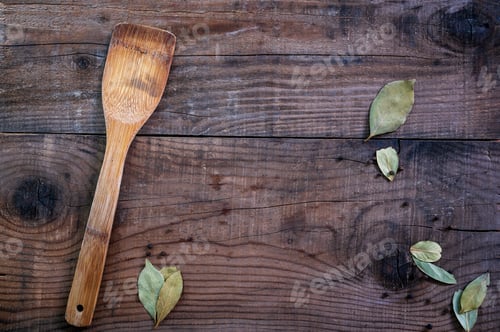 Preview: Wooden Food oriented rustic theme Background