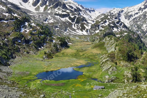 Preview: Ghiacciaio Lake on the way to Rutor Glacier, Aosta Valley, Italy