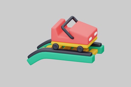 Preview: Cartoon train car toy