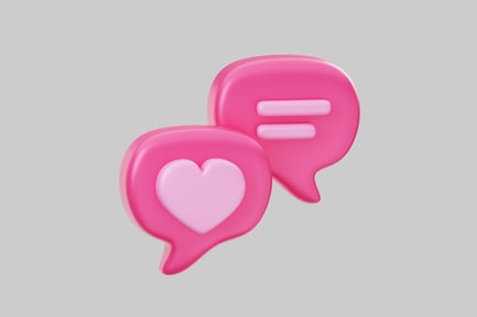 Preview: Valentine chat bubbles love