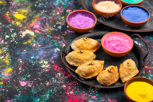 Preview: Gujiya Indian food for Holi festival