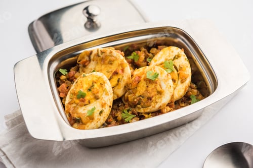 Preview: Masala Anda Fry made using chicken Egg is an Indian starter