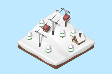 Preview: Cable Car Snow Mountain