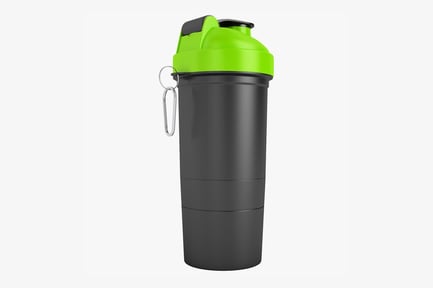 Preview: Sport Shaker Bottle with Carabiner Clip
