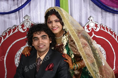 Preview: Indian Bride and Groom, Indian marriage ceremony.