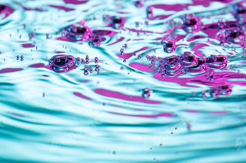 Preview: Vibrant neon liquid textured background