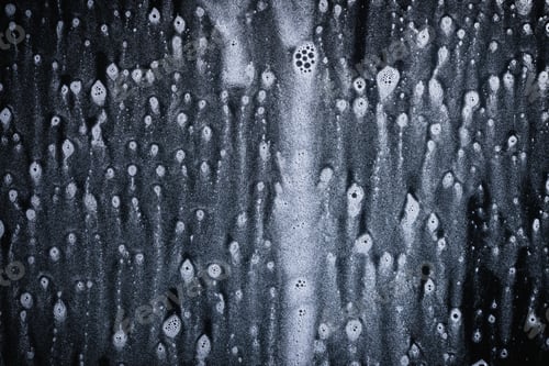 Preview: Shampoo Bubbles- Dish Soap. Drops- Liquid Foam. Fluid Aqua- Abstract Pattern Nature. Background