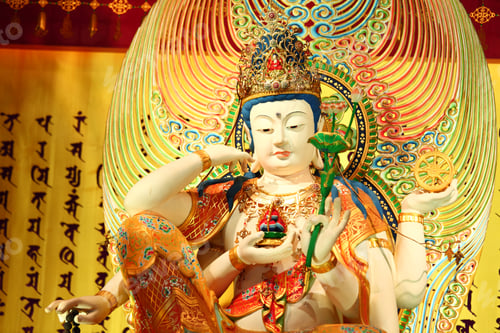 Preview: Chinese statue, Guan Yin sculpture