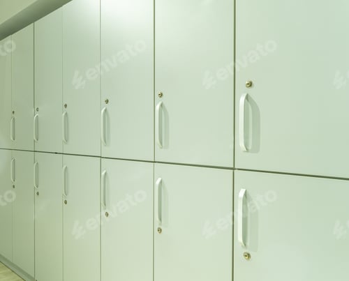 Preview: Locker room in the sports complex.