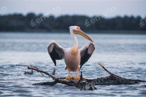Preview: Great White Pelican (Pelecanidae) in the Danube Delta, Romania