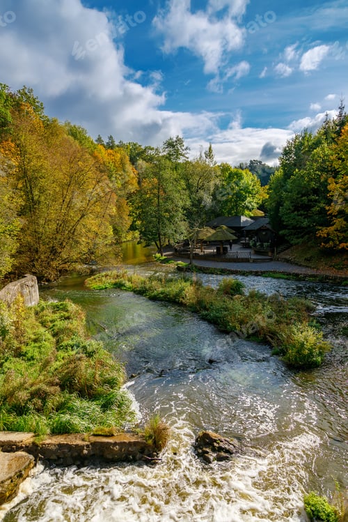 Preview: A scenic autumn view of the Pavilniai Regional park in Vilnius, Lithuania