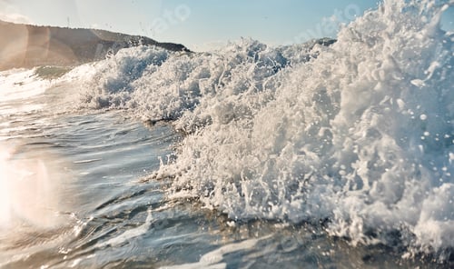 Preview: Landscape with sea waves