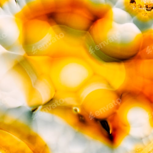 Preview: Semi-translucent slice of agate quartz silica gem