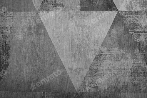 Preview: Monochrome geometric textured wall for minimal design and architecture concept